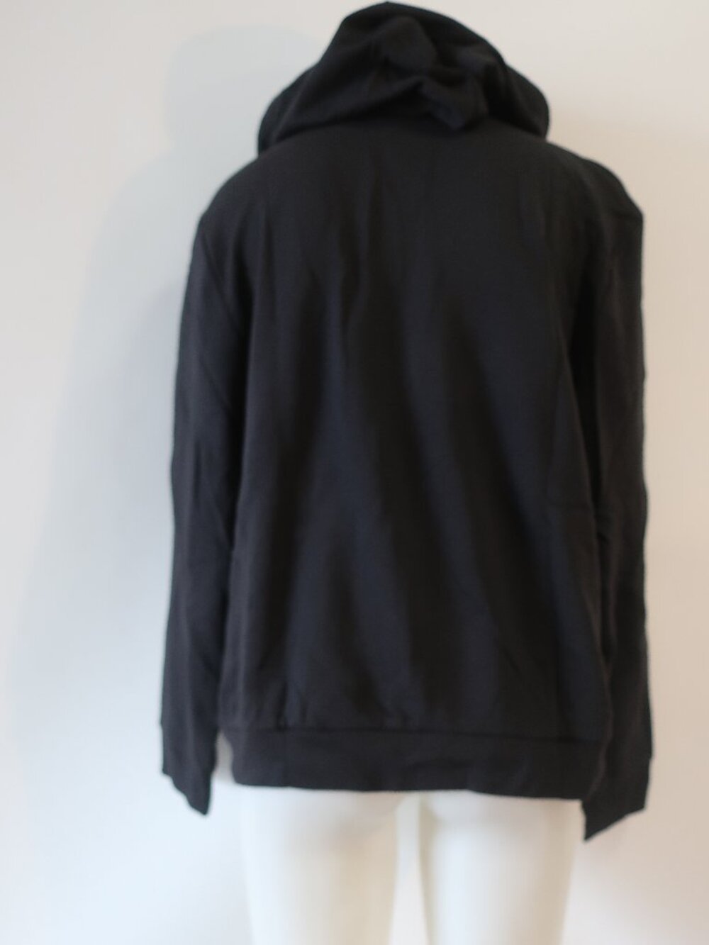 NWT Women Pink Victoria's Secret (Item-17) Black White Zip Logo Hoodie XXL - Picture 7 of 8
